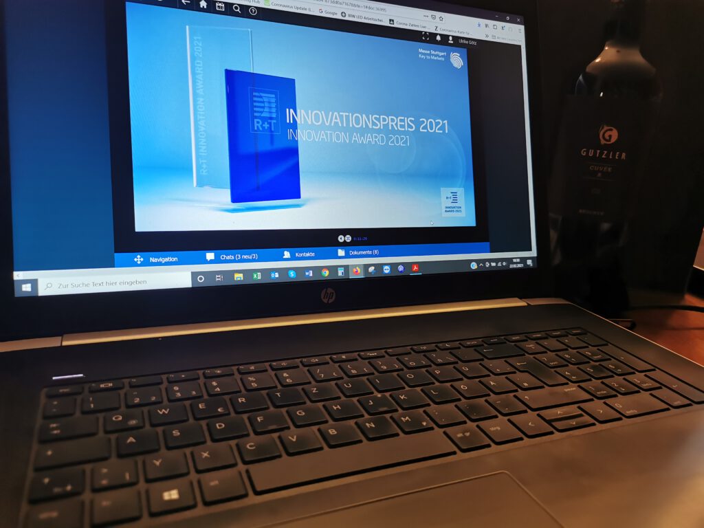 Innovationspreis R&T Stuttgart 2021